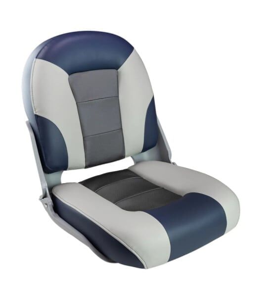 Кресло SKIPPER PREMIUM с высокой спинкой (синий/серый/темно-серый)