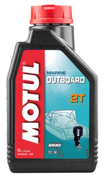 Масло моторное Motul Outboard 2T, минеральное (1 л) 1
