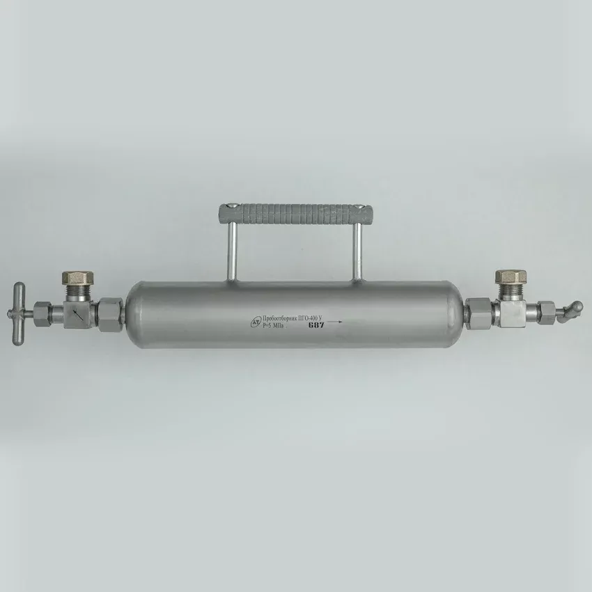 Пробоотборник для газовых проб ПГО-400 У (с угловыми клапанами/вентилями)
