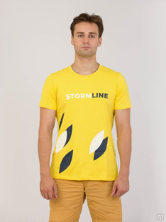 Футболка Stormline Premium желтая #1