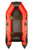 Лодка ПВХ Аква 2800 Красный - чёрный #1