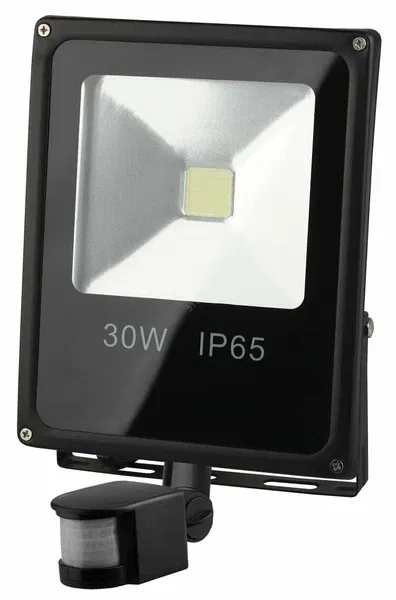 Прожектор светодиодный LPR-041-2-65K-030 30 Вт 6500К 2400 лм IP65 135х148х45 уличный датчик движения Эра Б0043586