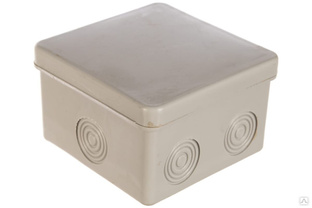 Коробка распаячная ЭРА о/у КОР 80х80х50мм без гермовводов 7 вх. IP54 (100/1600) 