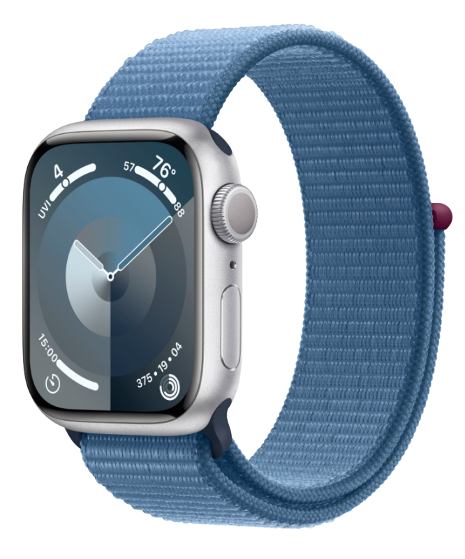 Смарт-часы Apple Watch Series 9 GPS 45мм корпус из алюминия Silver
