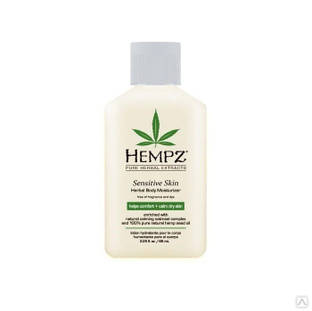 Лосьон HEMPZ SENSITIVE SKIN Herbal Body Moisturizer (гипоаллергенный, без аромата) 65 мл 