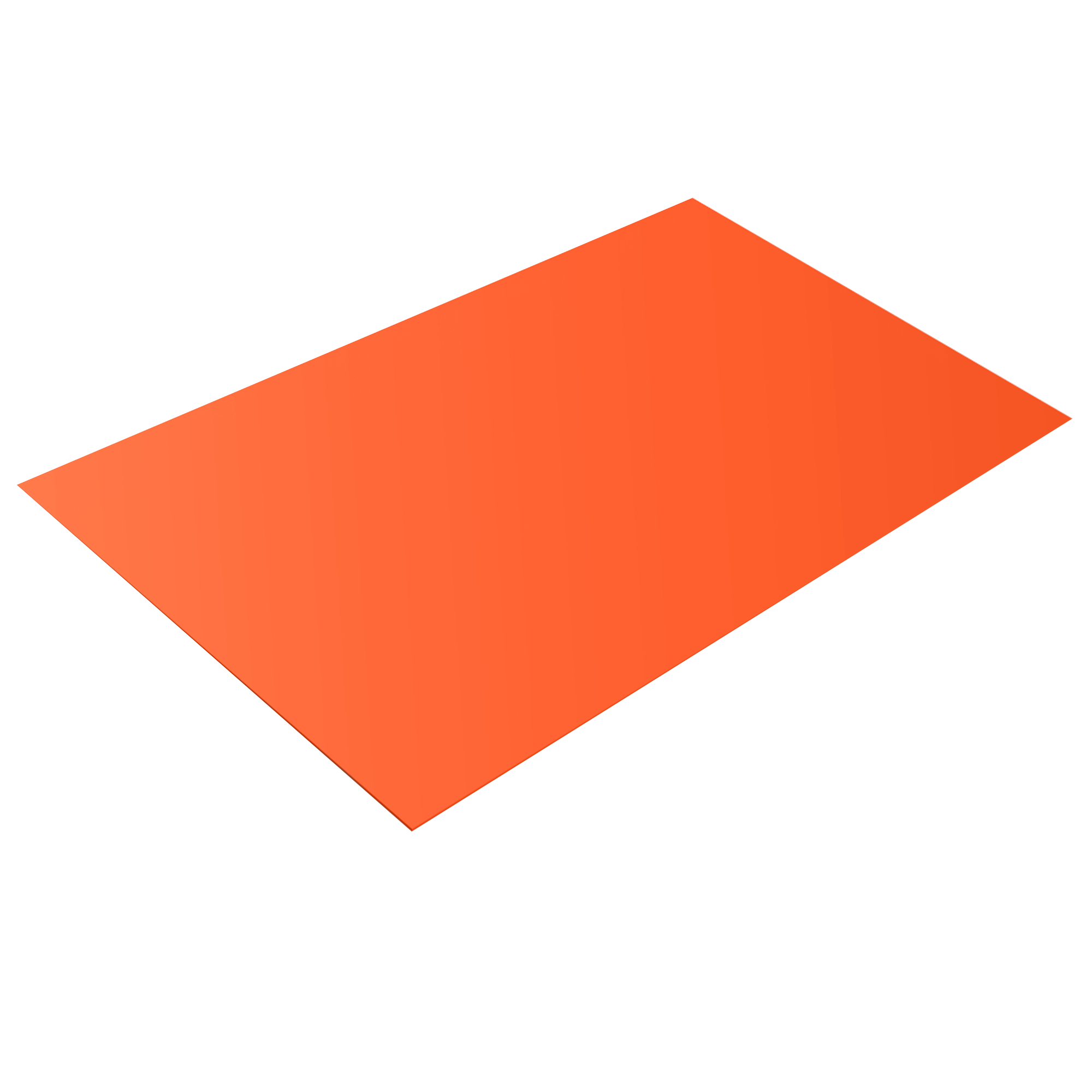 Плоский лист Чистый оранжевый 0,6 мм Полиэстер Кровля Сервис