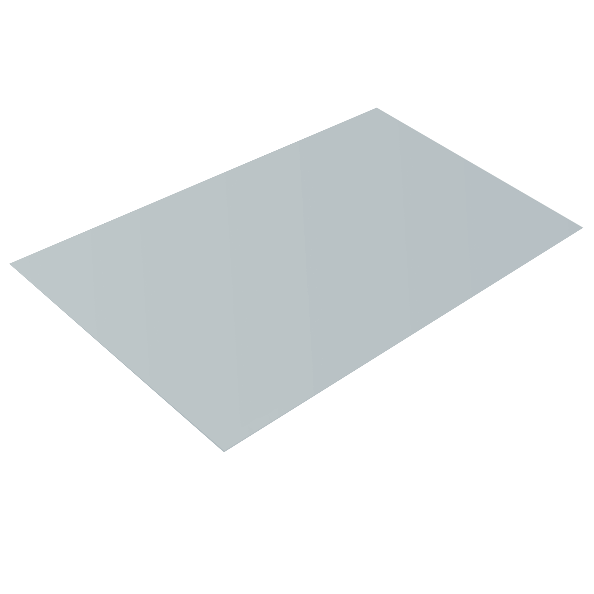 Плоский лист Светло-серый 0,65 мм Полиэстер Кровля Сервис
