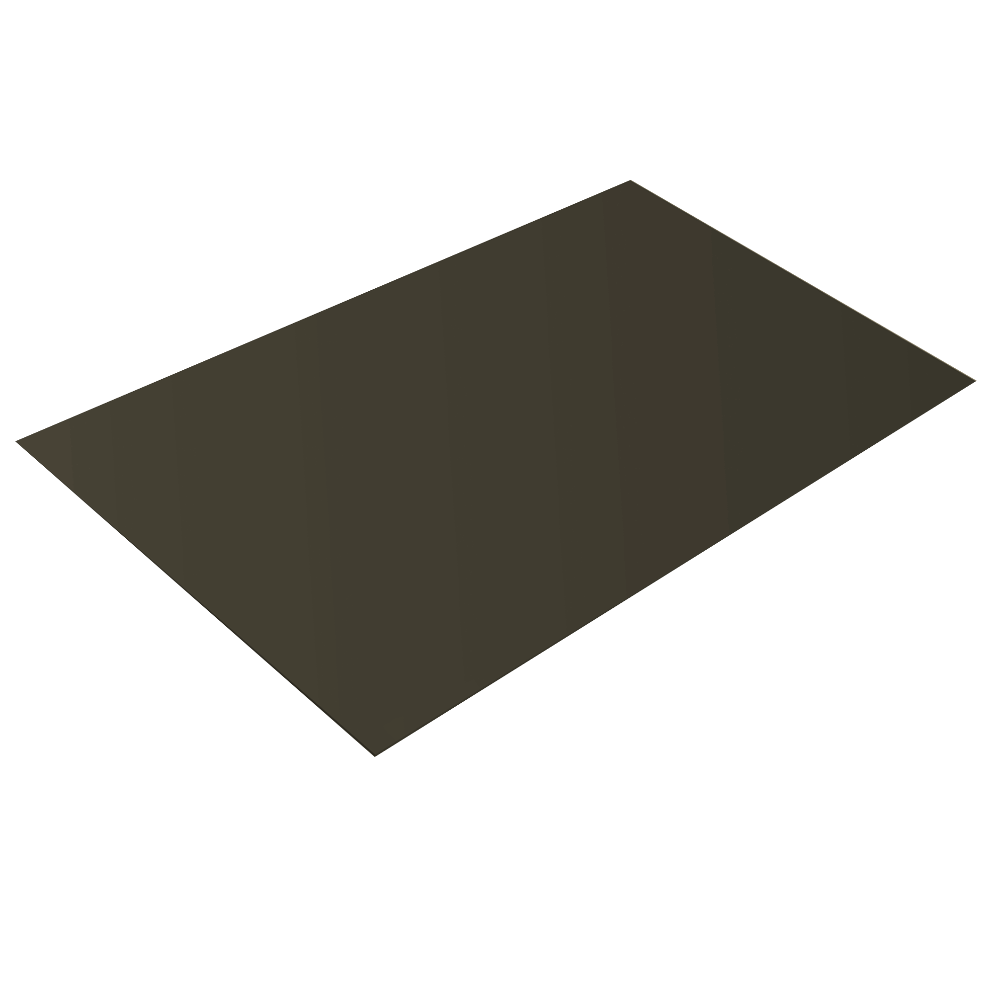 Плоский лист Шоколадно-матовый 0,6 мм Полиэстер Кровля Сервис