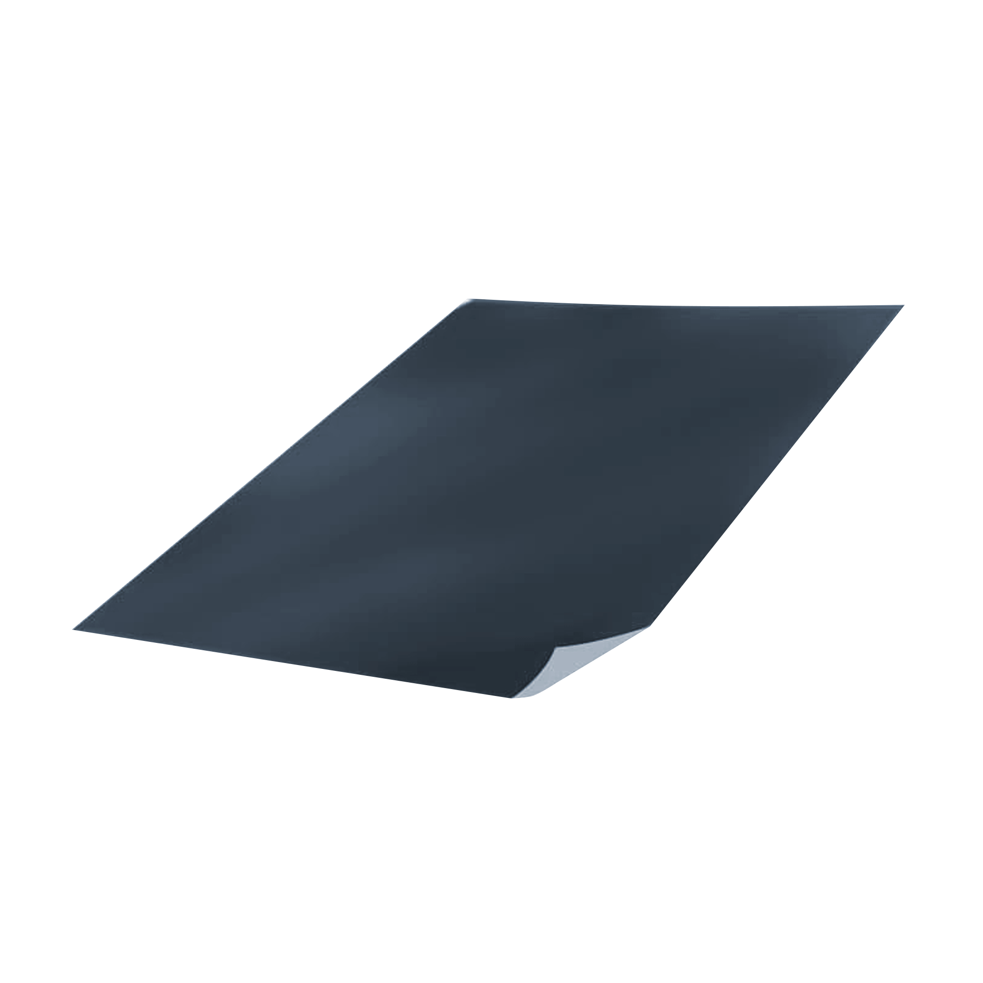 Плоский лист Серый графитовый 0,5 мм Королевский шелк Кровля Сервис