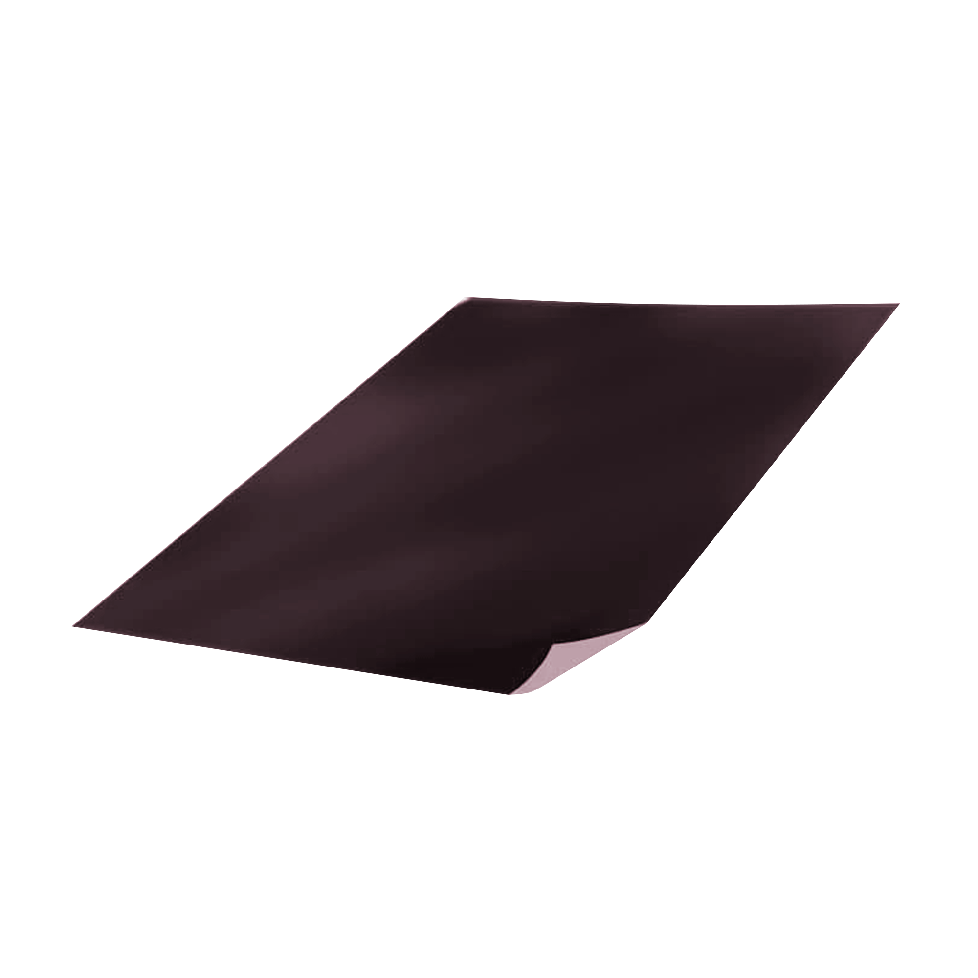 Плоский лист Серо-коричневый 0,5 мм Королевский шелк Кровля Сервис