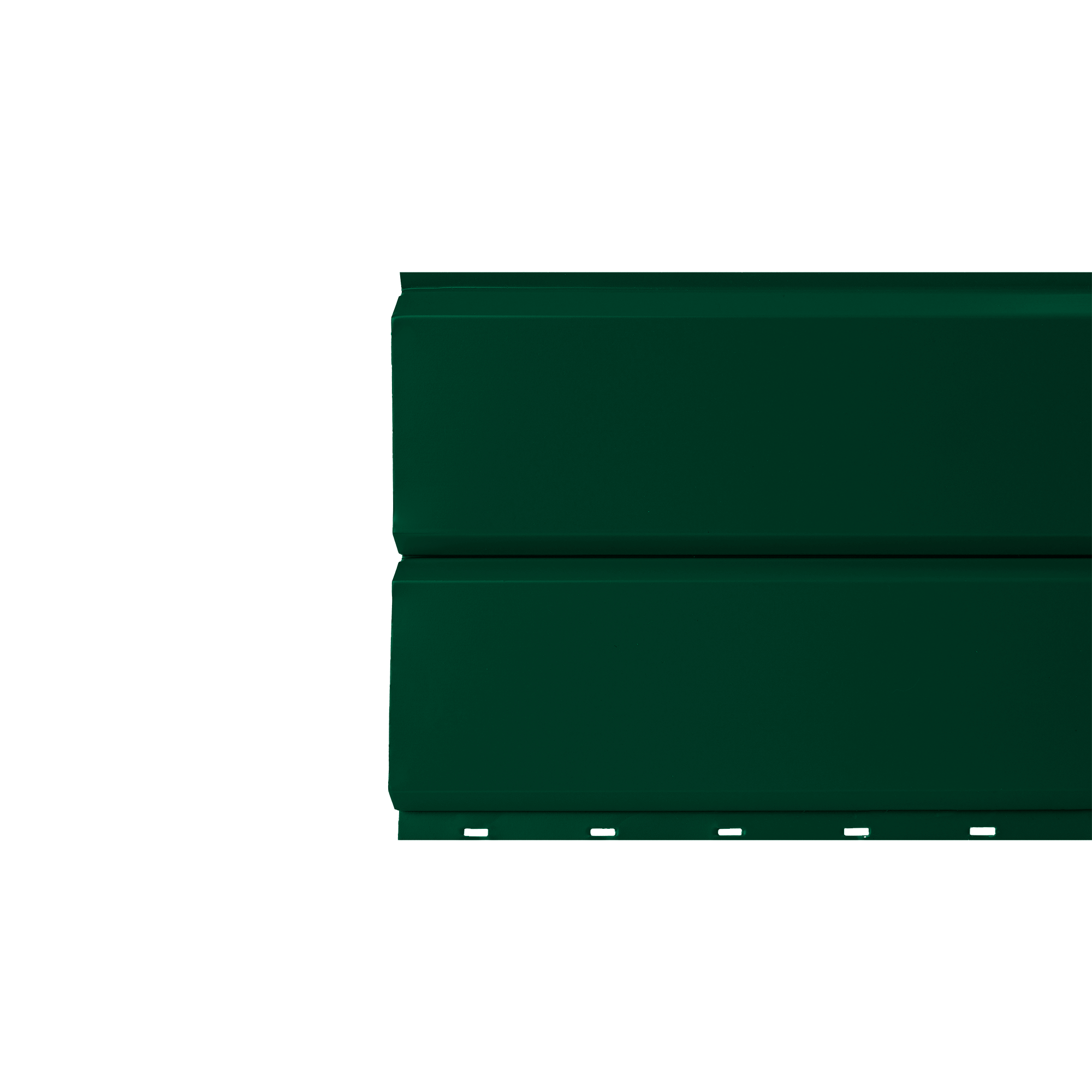 Брусnika Зеленый хромовый 0,45 мм Полиэстер Сайдинг Кровля Сервис