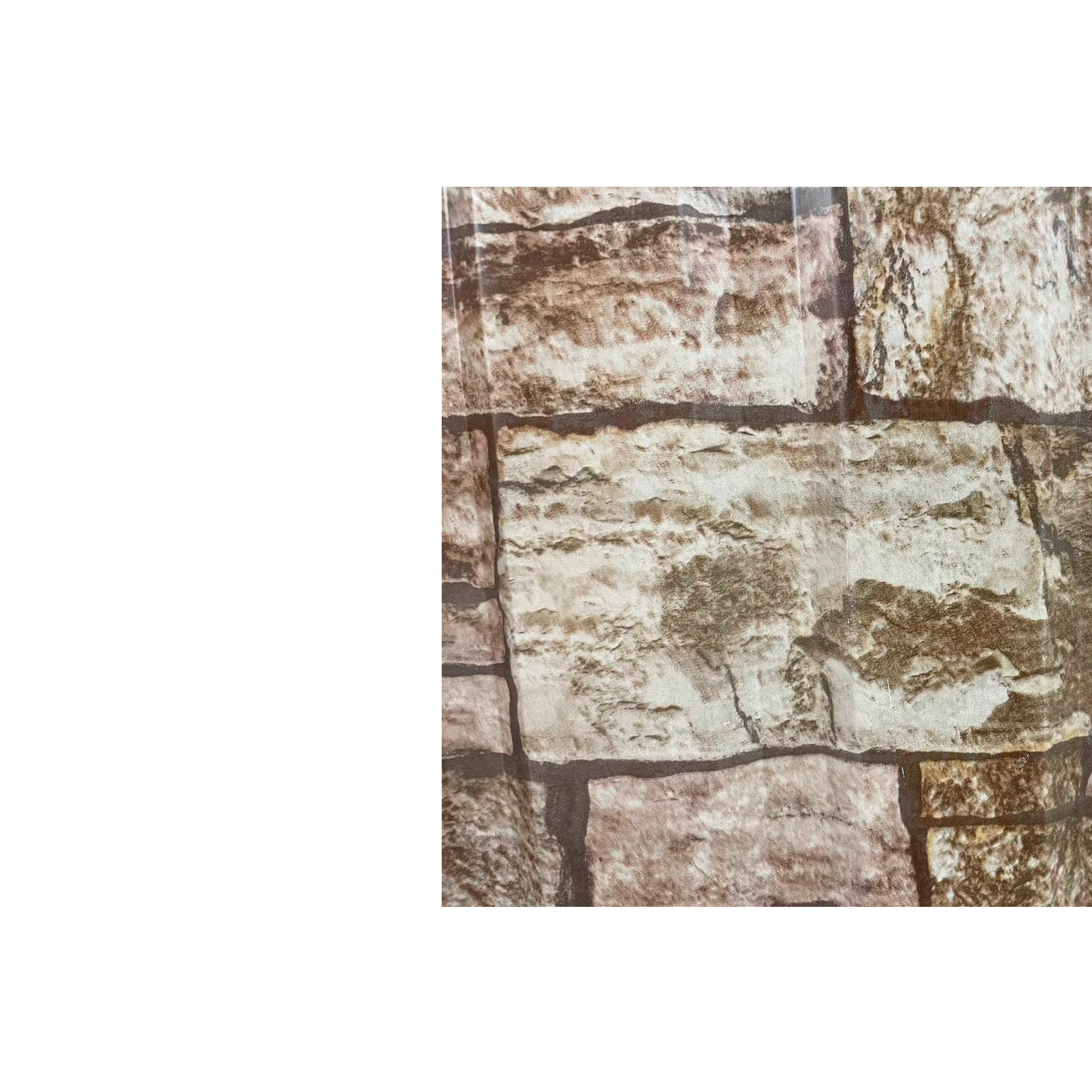 Планка угла наружного сложного Экобрус Дикий камень 0,45 мм Printech Доборные элементы для сайдинга Кровля Сервис