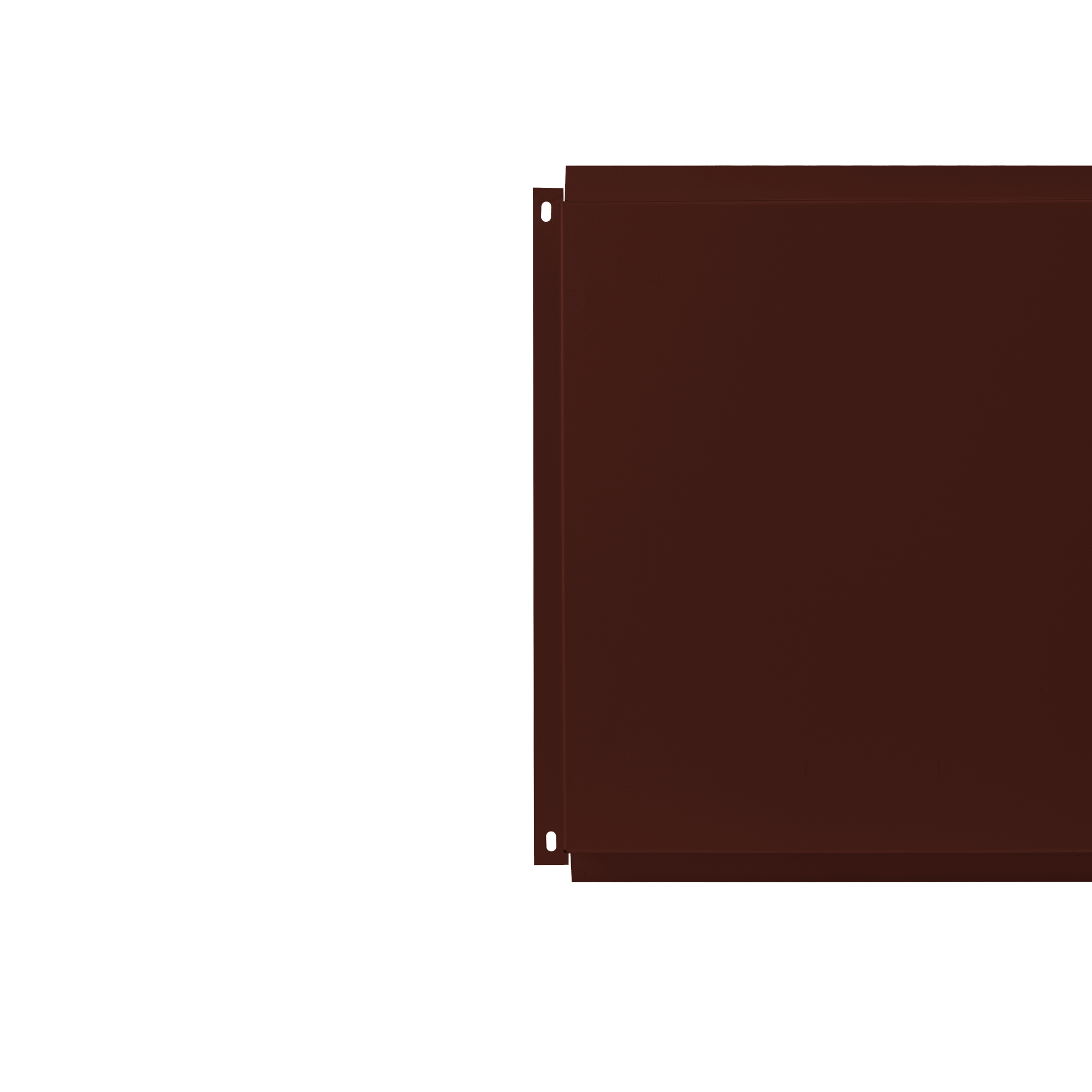 Фасадная кассета Фирменная 550 Шоколадно-коричневый 0,7 мм Фасадные кассеты Кровля Сервис