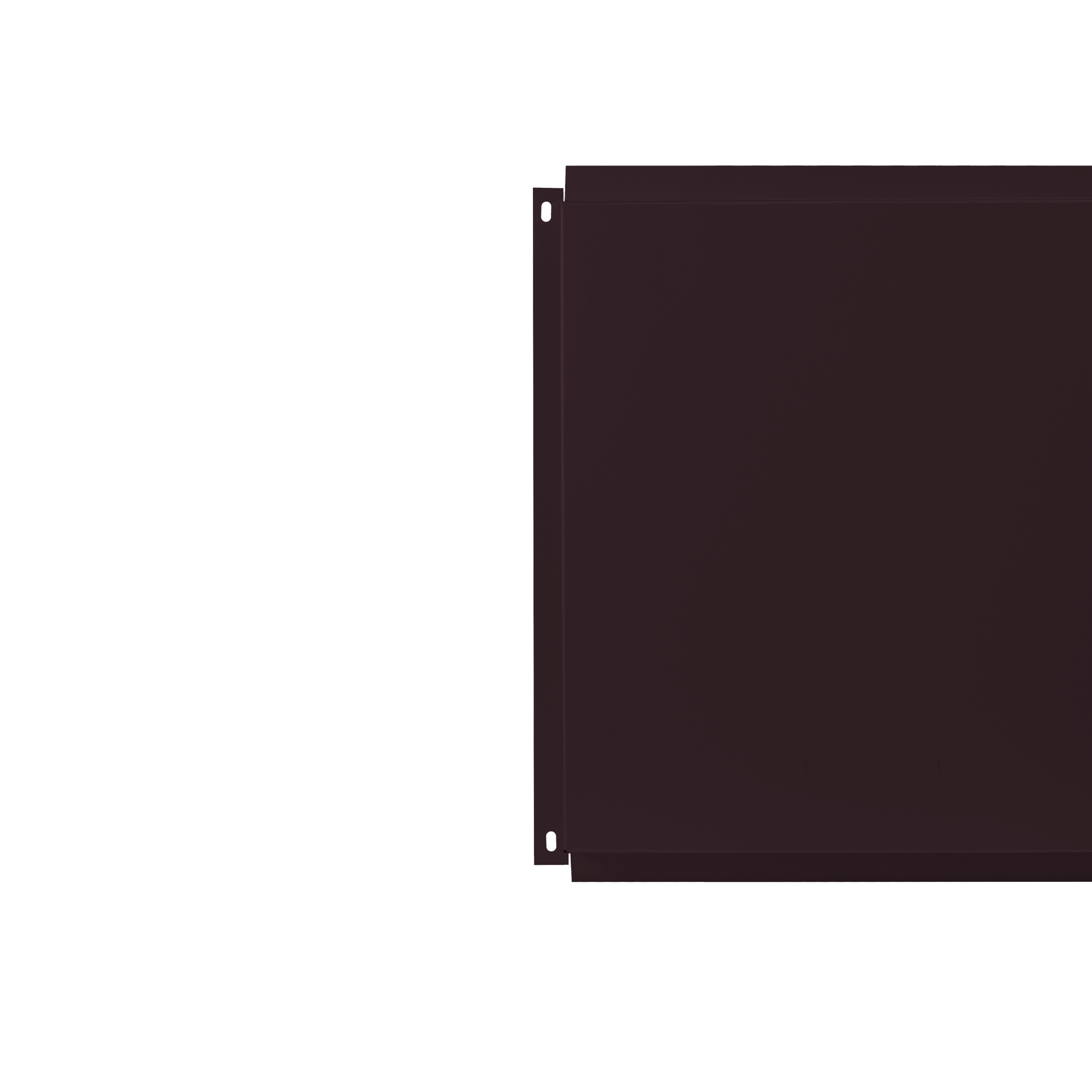 Фасадная кассета Фирменная 1025 Серо-коричневый 0,7 мм Фасадные кассеты Кровля Сервис