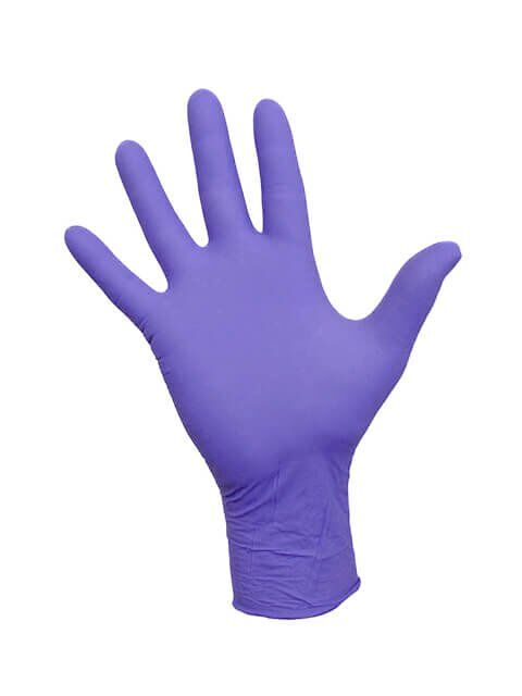 Перчатки однораз.(S) Nitri, фиолетовые, 50 пар, (размер S)