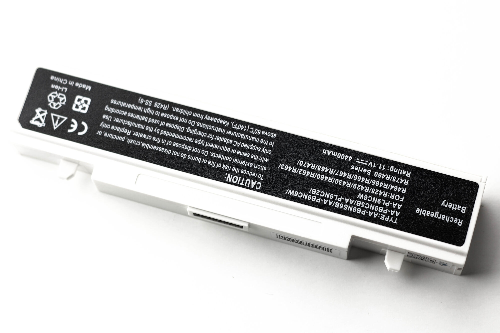Аккумулятор для Samsung R425 R428 R430 R520 белый (11.1V 4400mAh) p/n: AA-PB9NC5B AA-PB9NC6B