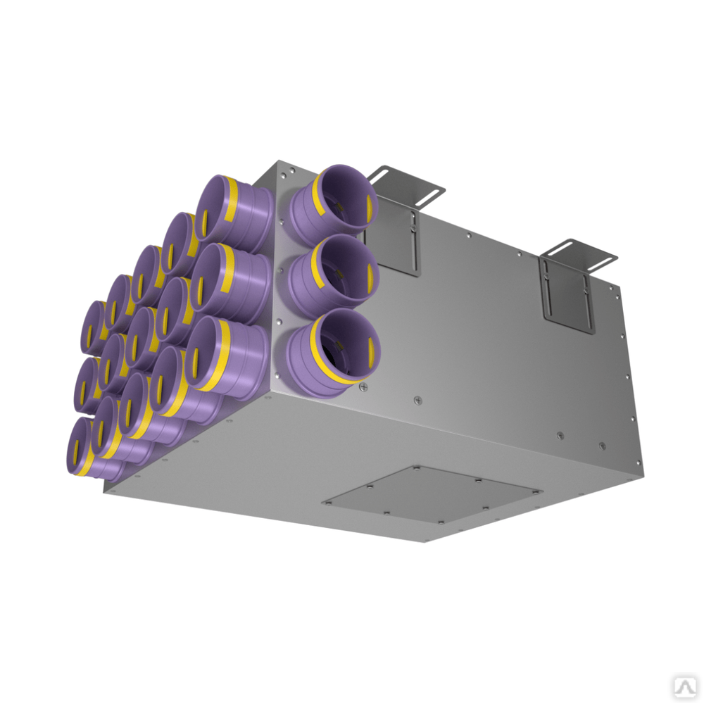 Коллектор воздухораспределительный металлический Provent KV 200/75x18 на 18 выходов