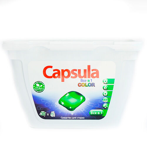 Капсулы для стирки белья Capsula, 30 шт. в упаковке