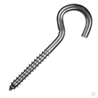 Крючок полукруглый С - образный, цинк 10х100 (80 шт) 