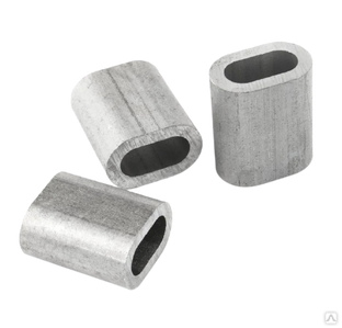 Зажим для стальных канатов алюминиевый 8 мм (150 шт) 