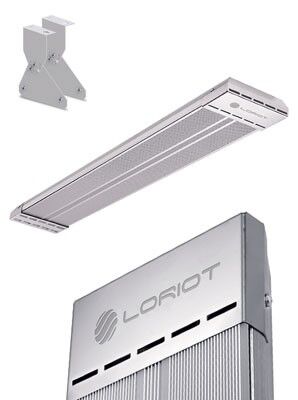 Инфракрасная панель Loriot LIN-1.0 полированная сталь
