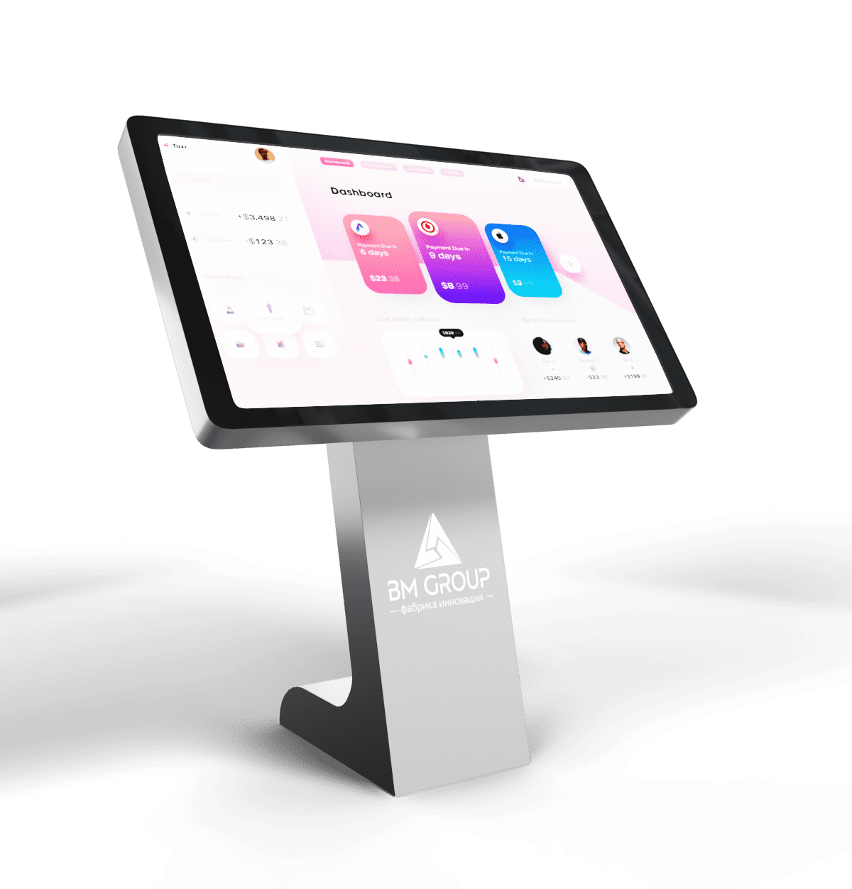 Интерактивный сенсорный стол Huragan Premium 50" (регулировка угла наклона) (50 дюймов)
