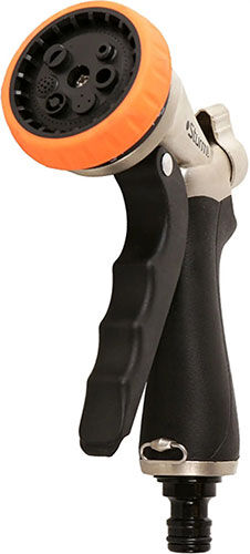 Пистолет для полива Sturm (3015-17-01ZB) 7 режимов, цинк, корпус с резиновым покрытием (3015-17-01ZB) 7 режимов цинк кор