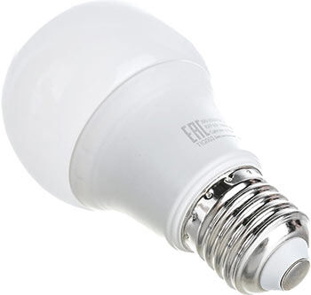 Лампа светодиодная Ресанта LL-R-A60-9W-230-3K-E27 (груша 9Вт тепл. Е27) белый