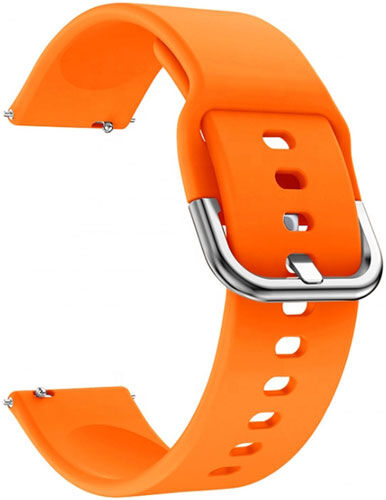 Ремешок для смарт-часов Red Line универсальный силиконовый 22 mm оранжевый