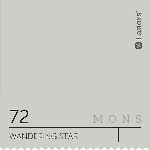 Краска для стен и потолка глубокоматовая моющаяся Lanors Mons Interior в цвете 72 Wandering Star / Блуждающая звезда 0,2