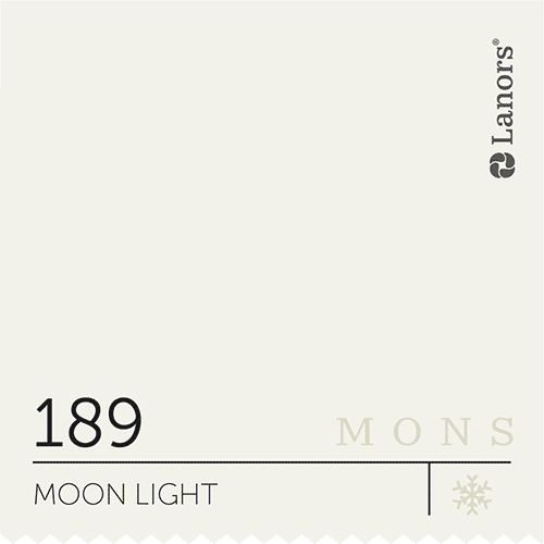 Краска для стен и потолка глубокоматовая моющаяся Lanors Mons Interior в цвете 189 Moon Light / Лунный свет 0,2 л (пробн