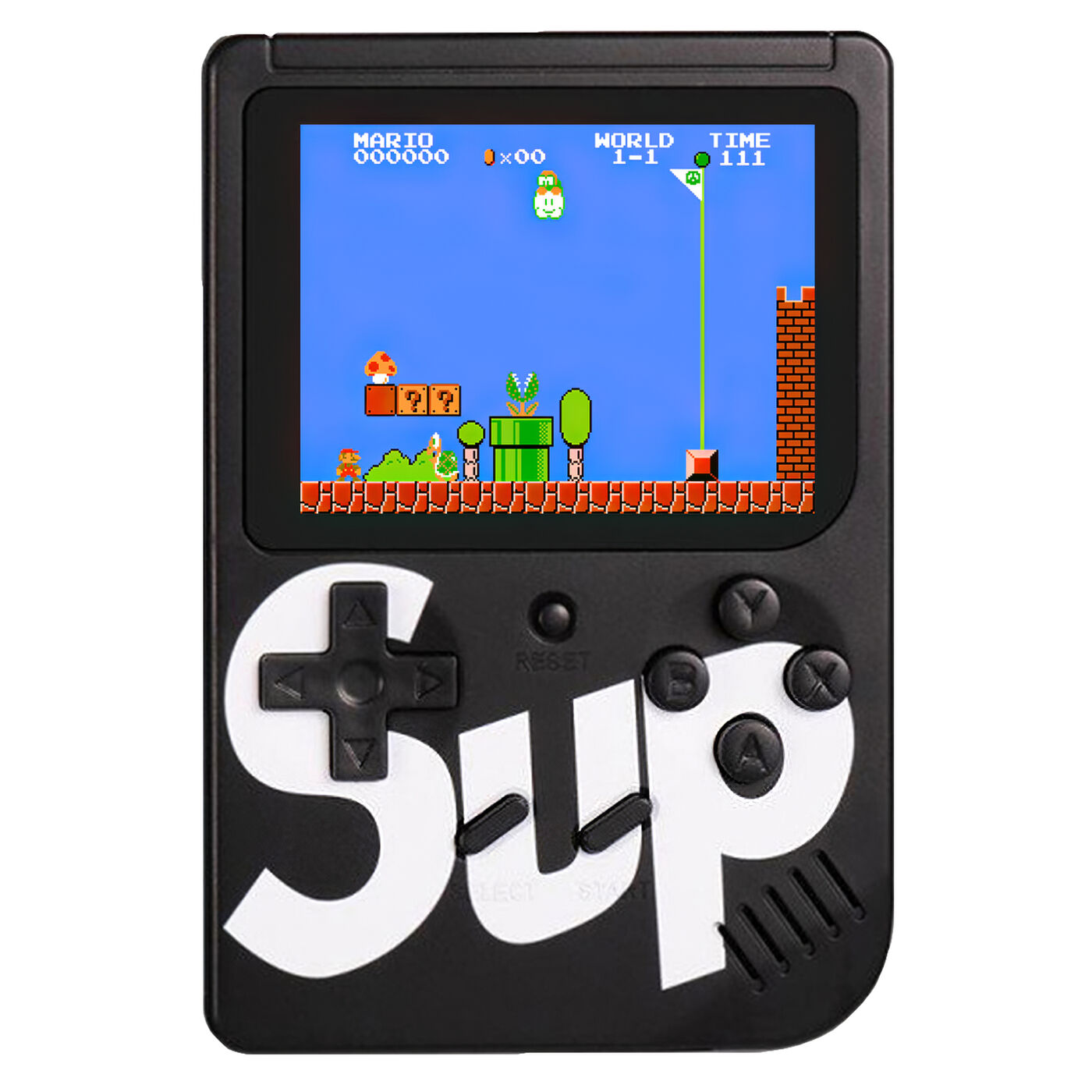 Портативная приставка Sup Game Box (цветной дисплей, 8 бит, AV-кабель, 400 in 1)