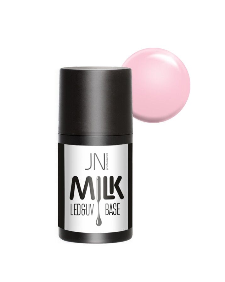 База Jess Nail для гель-лака Milk Base 10 мл молочная