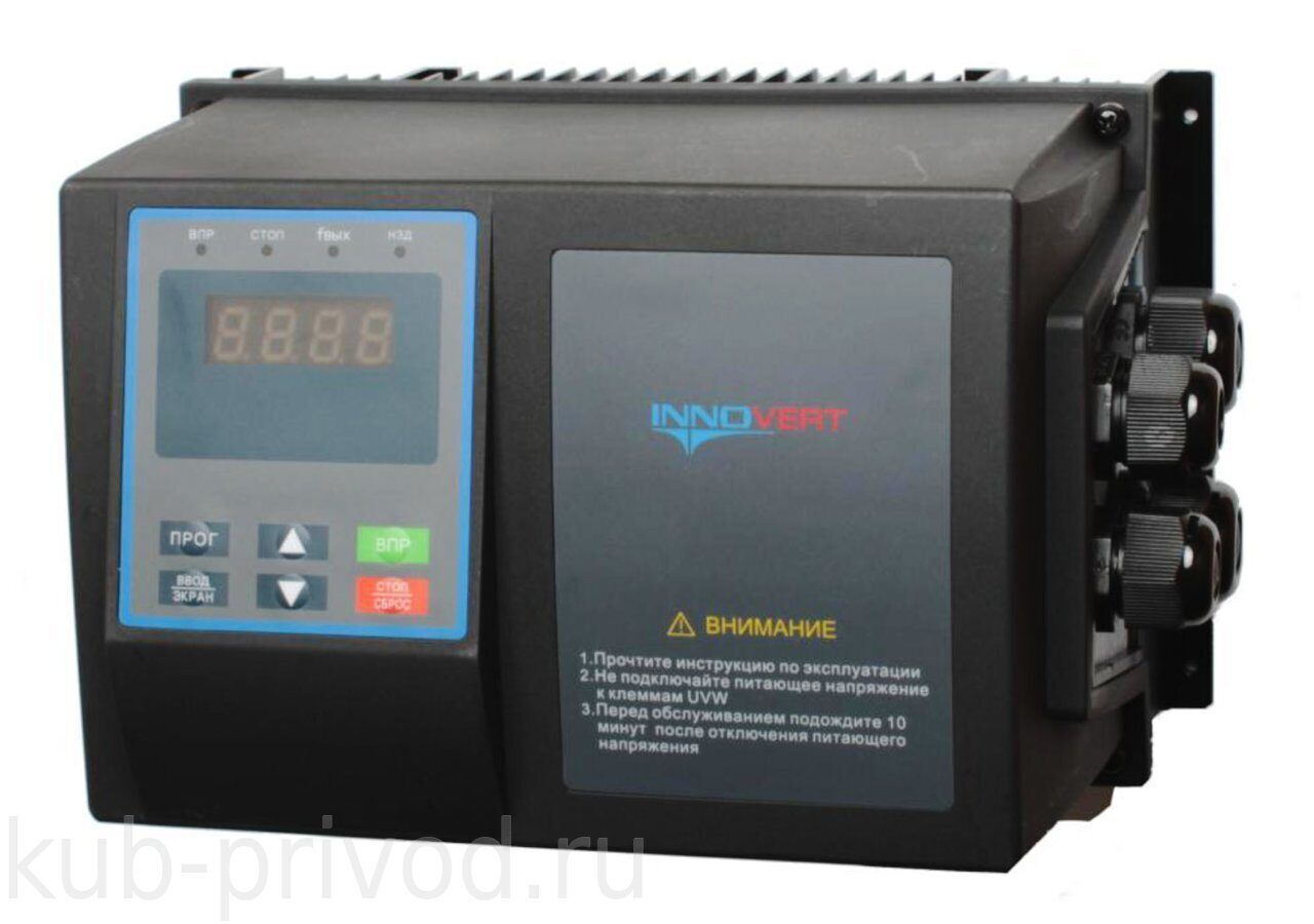 Преобразователь частотный Innovert IPD752P43B 7,5 кВт 380 В, IP54 INNOVERT