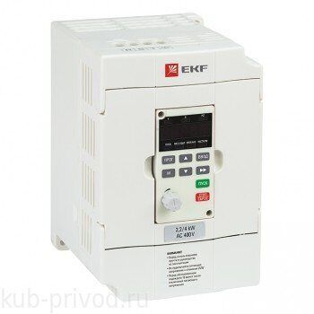 Преобразователь частоты 4-5,5 кВт 3х400 В VECTOR-75 EKF Basic