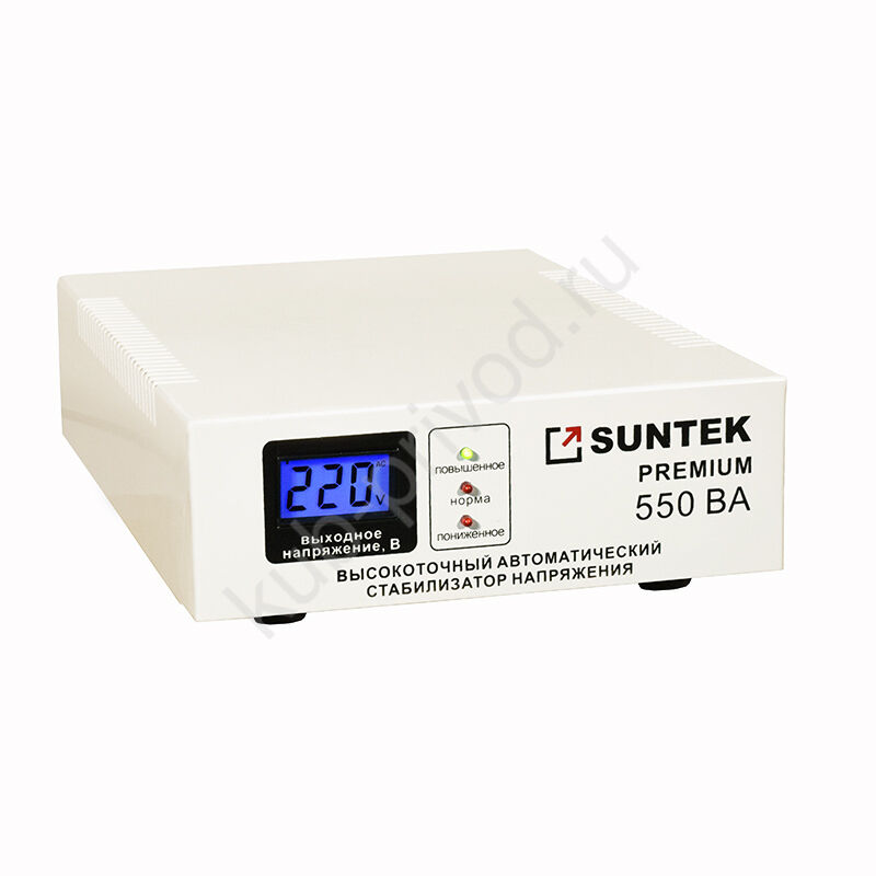 Стабилизатор напряжения Электромеханический SUNTEK 550 Premium 220/110