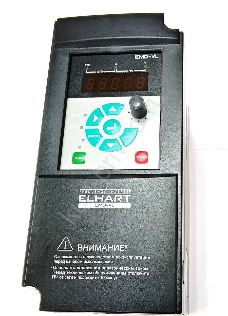 Преобразователь частоты ELHART EMD-VL – 0022 T, векторная серия 2,2 кВт, 5 А, 380 В