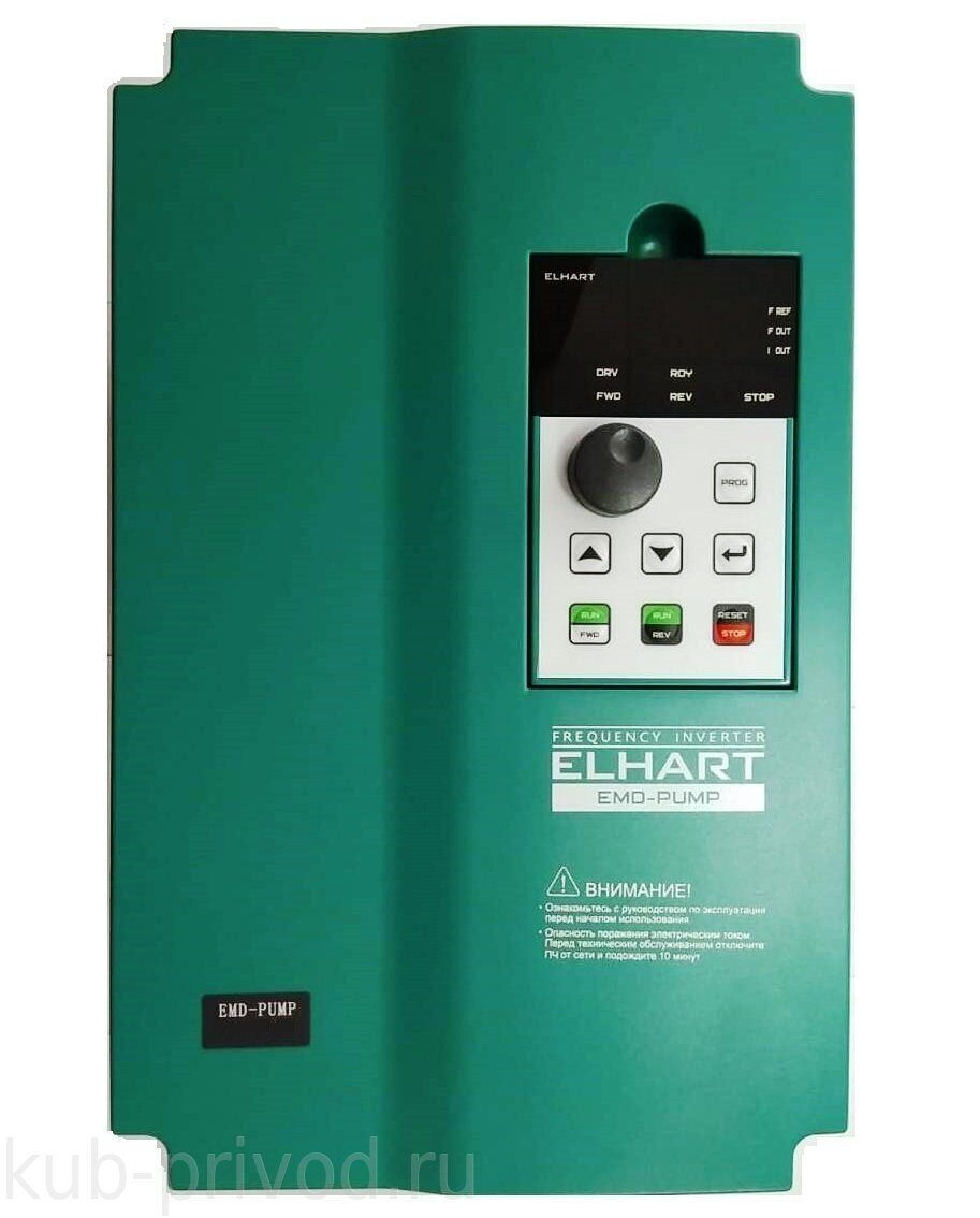 Преобразователь частоты ELHART, EMD-PUMP-0450 T насосная серия 45 кВт, 90 А