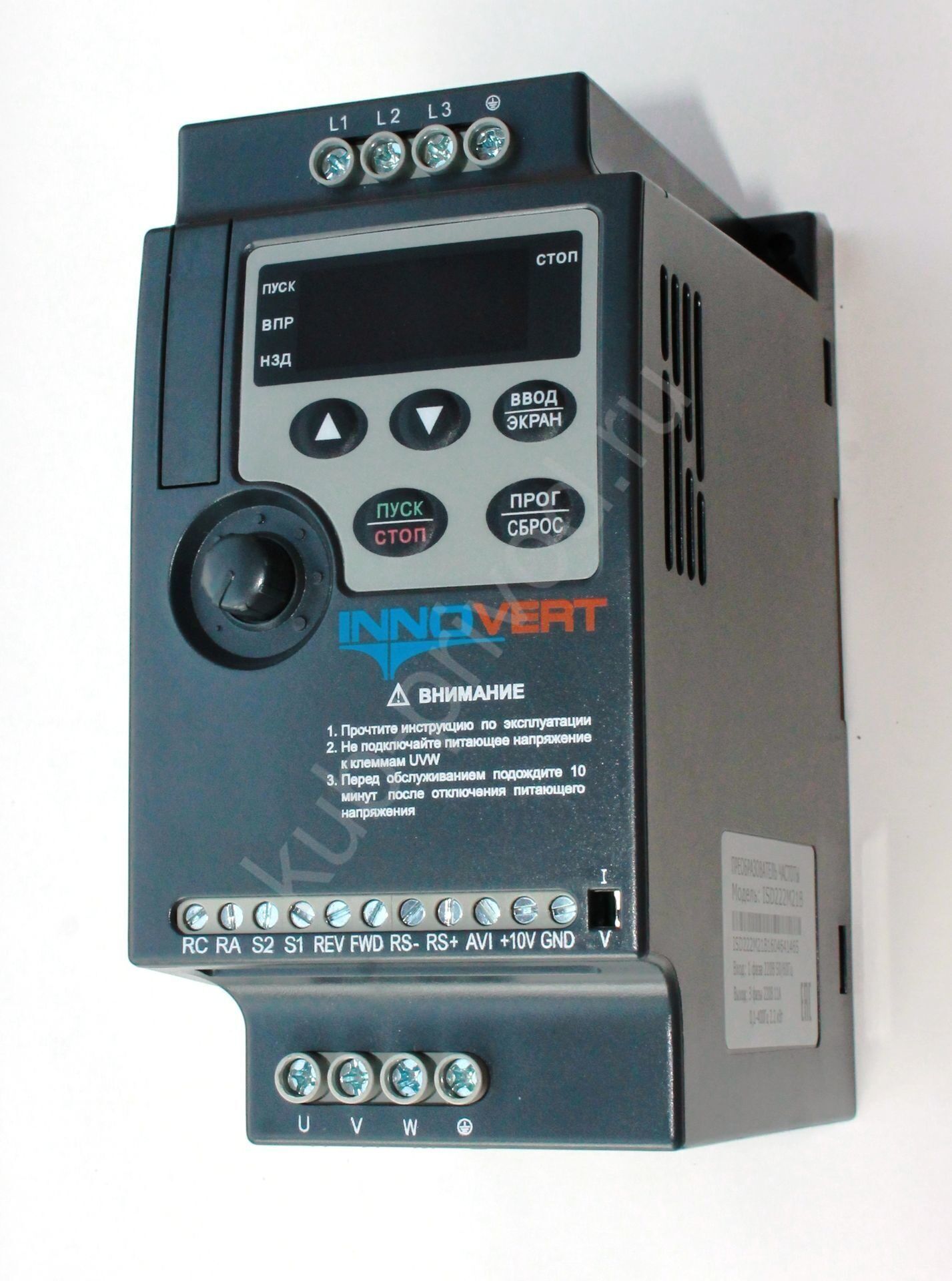 Преобразователь частоты INNO VERT ISD752M43B mini, 7,5 кВт