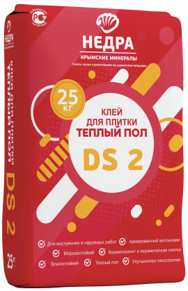 Клей для плитки Универсальный ( DS-2 ) НЕДРА 25 кг