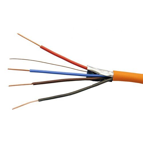 КПСЭнг(А)-FRLS 2х2х0,5, кабель для систем ОПС и СОУЭ огнестойкий, не поддерживающий горения, экранированный