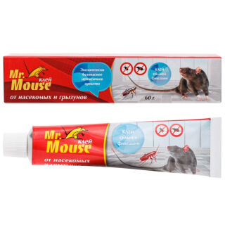 Mr.Mouse (Мистер Маус) клей от грызунов, крыс и мышей, 60 г Mr. Mouse