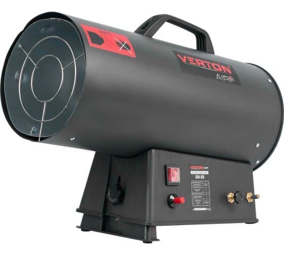Газ.нагреватель Verton Air GH-33 (33 кВт, 750 м3, 2,1 кг/ч, рег. высоты/подачи газа)