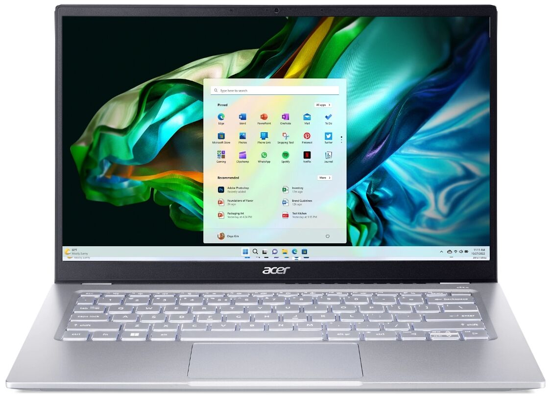 Ноутбук Acer Acer Swift Go 14 SFG14-41-R2U2 14"(1920x1080) AMD Ryzen 5 7530U(2Ghz)/16GB SSD 512GB/ /Windows 11 Home/NX.K