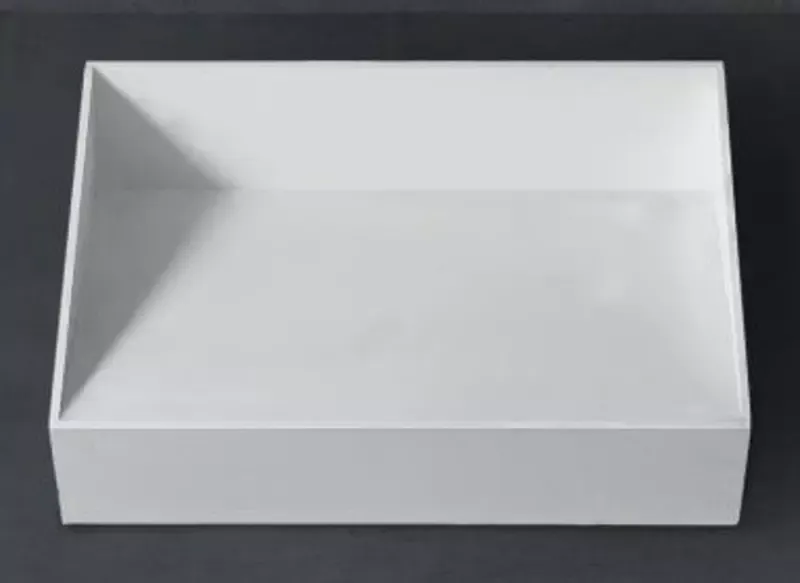 Раковина «Abber» Stein AS2623 60/35 искусственный камень белая матовая