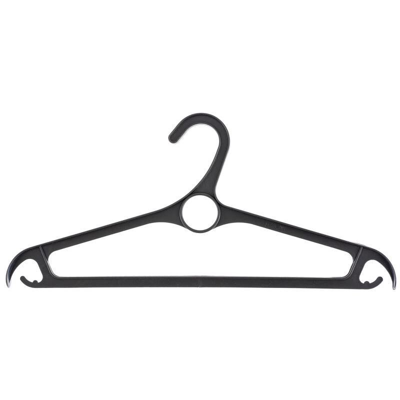 Вешалка-плечики пластиковая для верхней одежды черная (размер 48-50) NoName