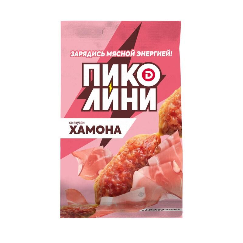 Колбаски Дымов Пиколини со вкусом хамона сырокопченые 50 г