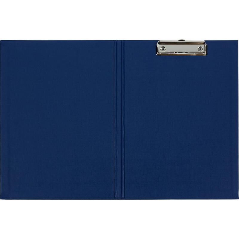 Папка-планшет с зажимом и крышкой Attache A4 синяя