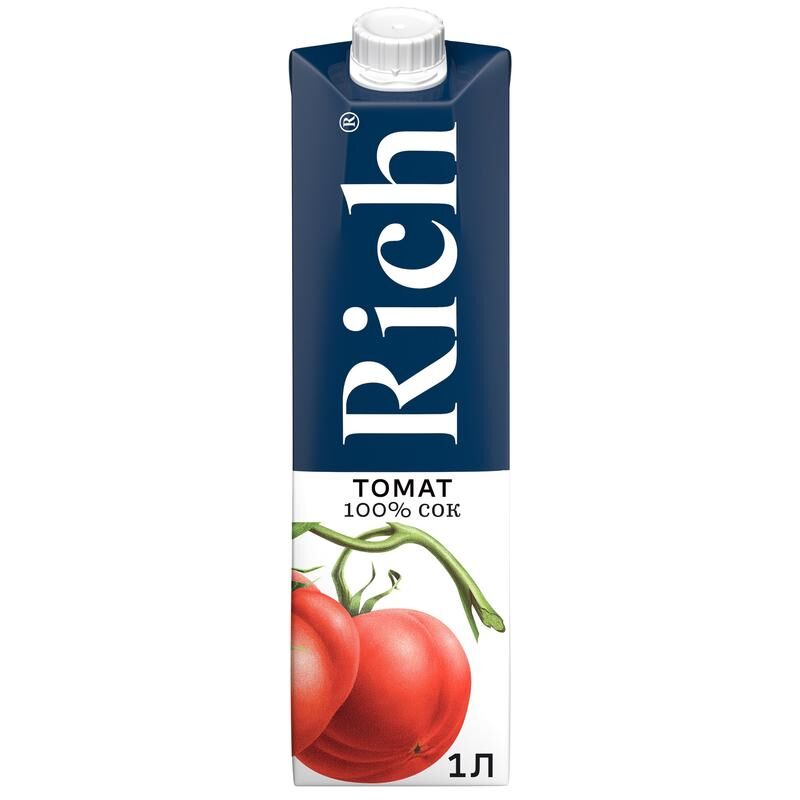 Сок Rich томатный 1 л