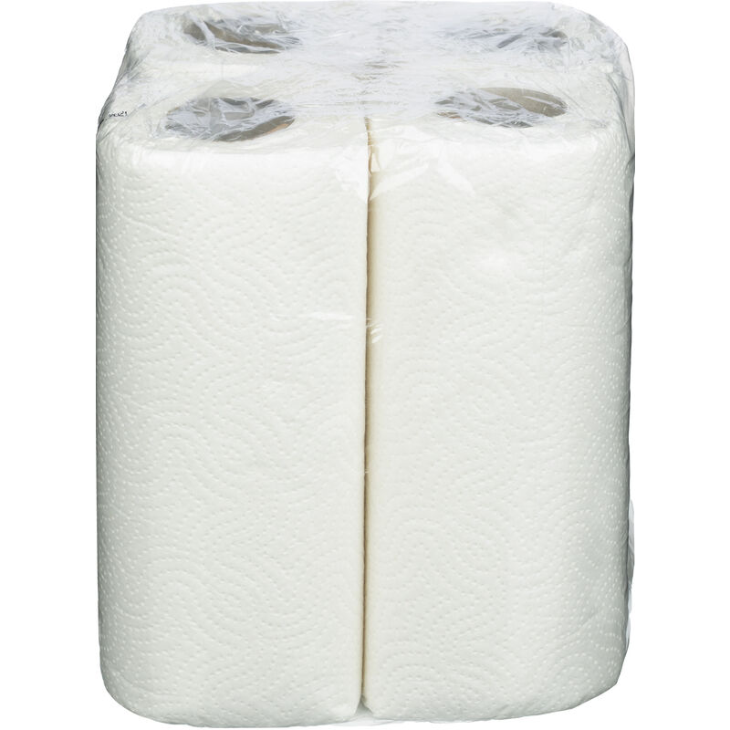 Полотенца бумажные Joy Land 2-слойные белые 4 рулона в упаковке по 12.5 м